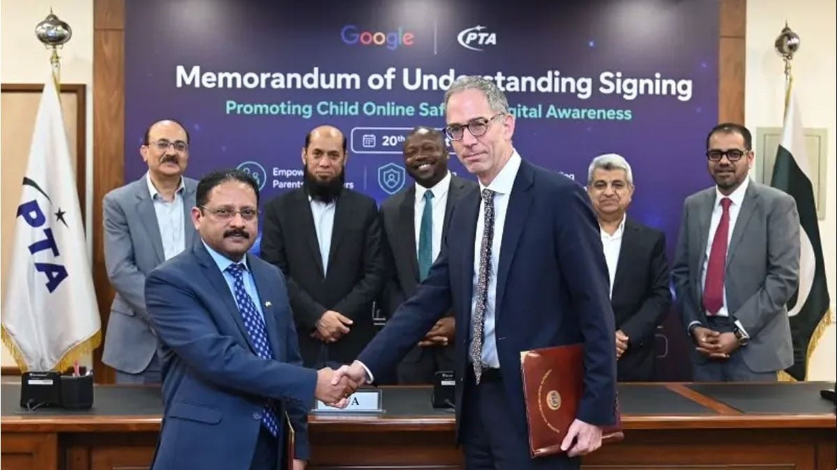 PTA, Google ink MoU to strengthen child safety in Pakistan