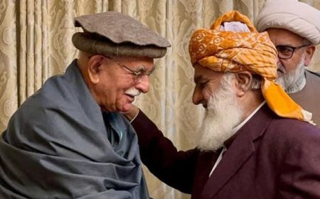 Fazal ur Rehman announces formation of united opposition after meeting Achakzai