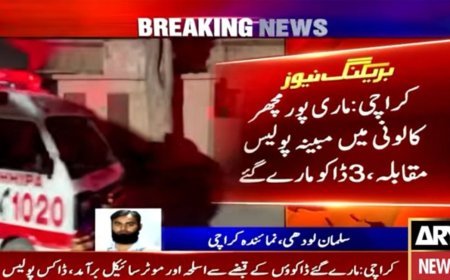 Three alleged dacoits killed in karachi police enocunter