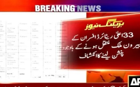 33 Pakistani retired high officials abroad receive pensions in foreign currency