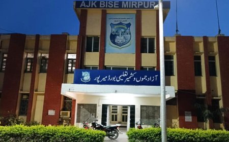 AJK Board announces 10th Class Result 2026