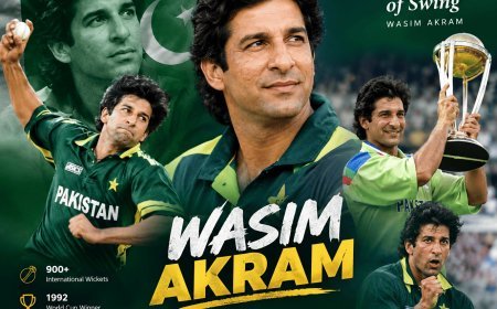 Wasim Akram: The Sultan of Swing and a Pakistani Cricket Legend
