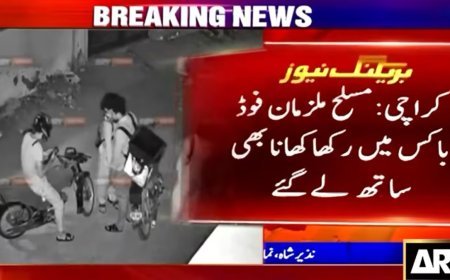 Safoora Chowrangi robbery: Robbers take food parcel, mobile and cash