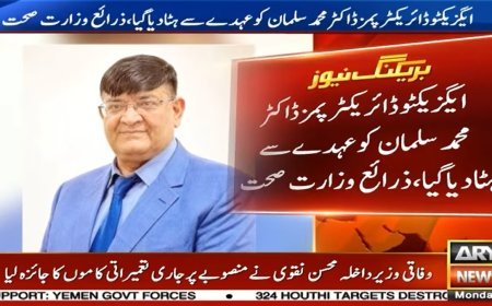 Dr Muhammad Salman removed as PIMS executive director